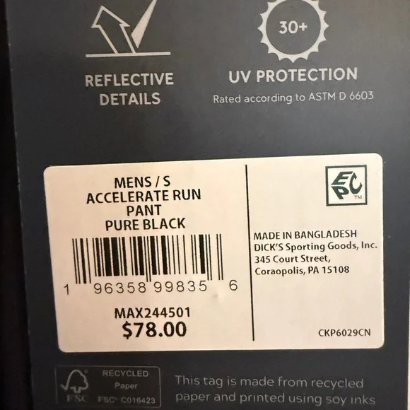 NWT VRST Accelerate Slim Tapered Run Pant - Picture 3 of 9